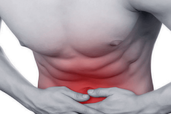 bolest břicha u chronické prostatitidy